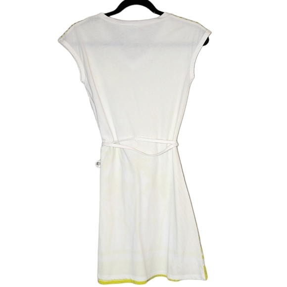 NWT Roxy Girls floral stripe lemon lime dress - Picture 4 of 16